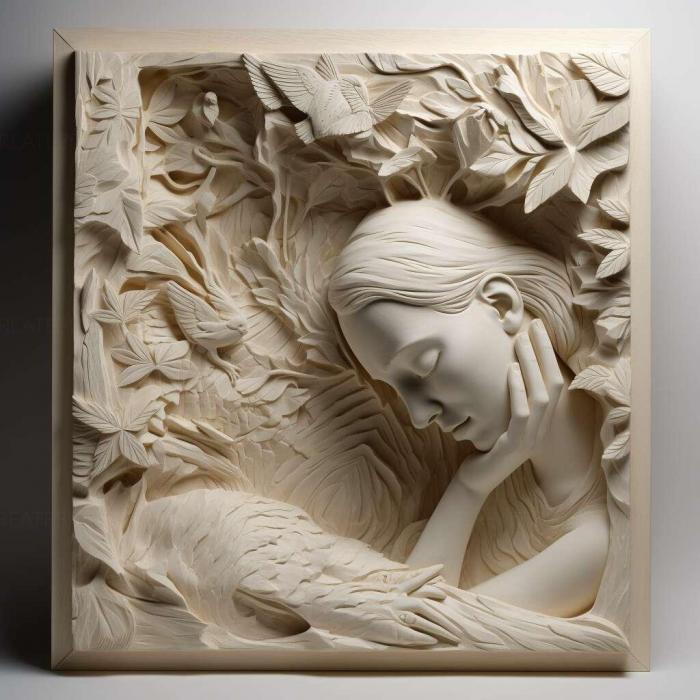 نموذج ثلاثي الأبعاد لآلة CNC 3D Art 